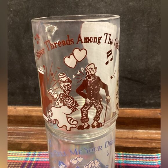 Vintage Hazel Atlas 1950s Song Mug Series Two Beer Drink Mugs Music Lyrics - Picture 4 of 8